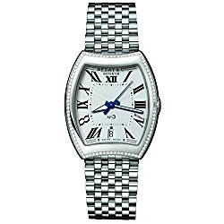Bedat & Co Women’s No.3 Diamond Steel Bracelet & Case Automatic Silver-Tone Dial Analog Watch 315.021.100