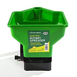 HBC Rotary Hand Spreader for Lawn and Garden