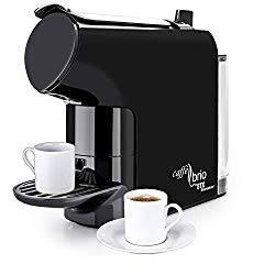 Caffé Brio, Nespresso OriginalLine Capsule Compatible Espresso Maker Machine, STX International Model STX-6000-CB with VTC Dispensing, Auto-Eject Capsule Design, 30 second Brew Time & Eco-Energy Mode