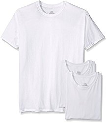 3 Cotton Hanes® T-shirts White, M