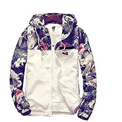 Banana Bucket Floral Bomber Jacket Men Hip Hop Slim Fit Flowers Bomber Jacket Coat Men’s Hooded Jackets