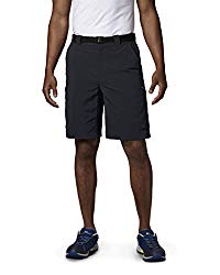 Columbia Sportswear Men’s Silver Ridge Cargo Shorts, Black, 42 x 10