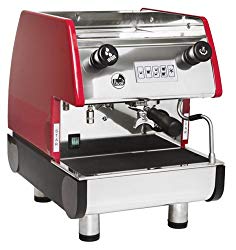 La Pavoni PUB 1V-R  – 1 Group Commercial Espresso Cappuccino machine, Red