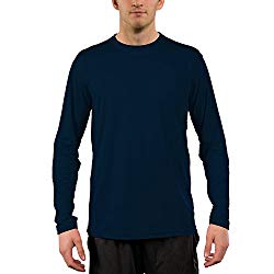Vapor Apparel Men’s UPF 50+ Sun Protection Performance Long Sleeve T-Shirt X-Large Navy