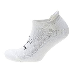 Balega Hidden Comfort No-Show Running Socks for Men and Women (1 Pair), White, Medium