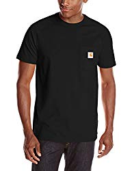 Carhartt Men’s Force Cotton Short Sleeve T-Shirt Relaxed Fit,Black,Large