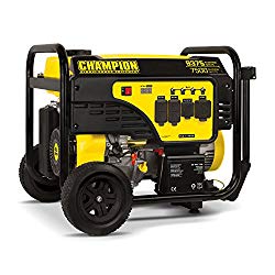 Champion Power Equipment 100538 7500-Watt Portable Generator, Black/Yellow