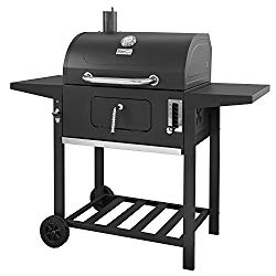 Royal Gourmet 24 Inch Charcoal Grill,BBQ Outdoor Picnic,Patio Backyard Cooking,Black