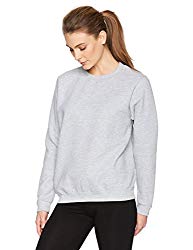 Gildan Women’s Crewneck Sweatshirt, Sport Grey, Medium