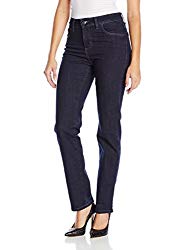 LEE Women’s Instantly Slims Classic Relaxed Fit Monroe Straight Leg Jean, Horizon, 12 Short