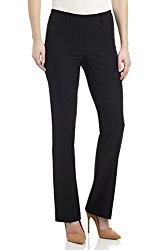 Rekucci Women’s Ease In To Comfort Fit Barely Bootcut Stretch Pants (10,Black)
