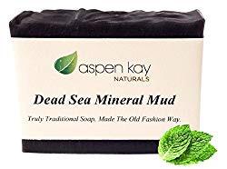 Dead Sea Mud Soap Bar 100% Organic & Natural. With Activated Charcoal & Therapeutic Grade Essential Oils. Face Soap or Body Soap. For Men, Women & Teens. Chemical Free. 4.5oz Bar