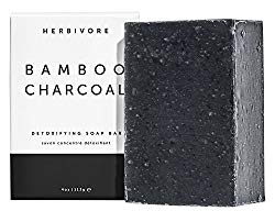 Herbivore Botanicals – All Natural Bamboo Charcoal Face/Body Cleansing Soap Bar