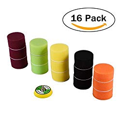 VGEBY 16 Pcs 2″ Polishing And Buffing Waxing Pads Car Clearing Tools+ M6 Drill Adapter