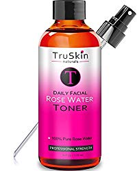 Rose Water Facial Toner Spray – Natural Astringent Face Mist – No artificial fragrance or added chemicals or preservatives – 4 oz