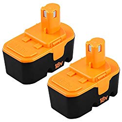 3600mAh for Ryobi 18v Battery Replacement P100 P101 ONE+ ABP1801 Cordless Power Tools 18 Volt Batteries (2-Packs)