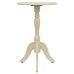 Simplify Buttermilk Pedestal Accent Table