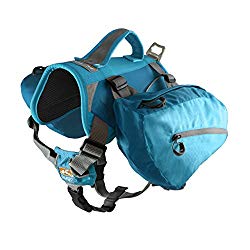 Kurgo Baxter (TM) Dog Backpack for Hiking, Walking or Camping, Coastal Blue