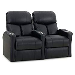 Octane Seating BOLT-R2SP-BND-BL Octane Bolt XS400 Motorized Leather Home Theater Recliner Set (Row of 2)