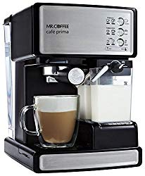 Mr.Coffee BVMCEM6601J Cafe Barista Espresso and Cappuccino Maker Silver 100V Coffee Machine