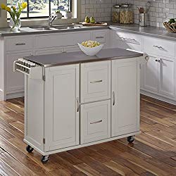 Home Styles 4514-95 Patriot Kitchen Cart, White