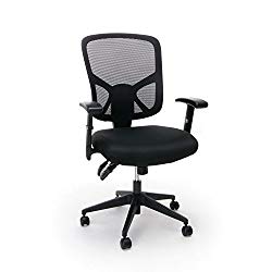 Essentials Customizable Ergonomic High-Back Mesh Task Chair with Arms and Lumbar Support – Ergonomic Computer/Office Chair (ESS-3050)