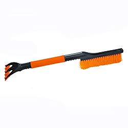 LPY-Easy Disassembly Tool Set include Ice Scrape Microfibre Cleaning Pad Snow Brush Vehicle Snow for Cars , Orange