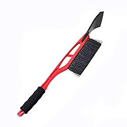 LPY-Winter Professional Removable Snow Shovel Snow Brush Snow broom Ice Scraper for Car Windshield and Windows , Red