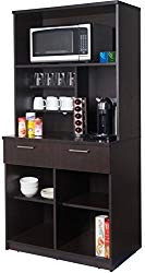 Breaktime Group Break Room Lunch Combo Ready to Install/Ready to Use, Espresso, 2 Piece