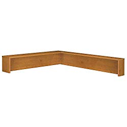 Bush Business Furniture Series C Collection Reception L-Shelf in Natural Cherry