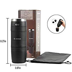 Portable Travel Coffee Maker, Single Cup Mini Electric Coffee Machine, Battery Pumped, No Manual Operation, Perfect for Tiny Kitchen, Office Use or Outdoor Camping