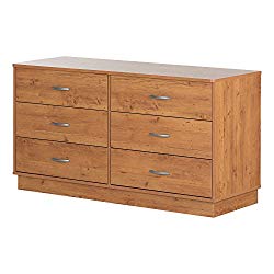 South Shore 11498 Logik 6-Drawer Double Dresser, Country Pine