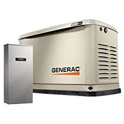 Generac 7039 Guardian Series 20kW/18kW Air Cooled Home Standby Generator with Whole House 200 Amp Transfer Switch (not CUL)