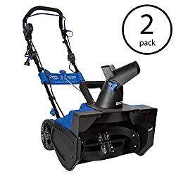 Snow Joe Ultra 21 Inch 15 Amp Electric Snow Thrower with 4 Blade Auger & Light (2 Pack)
