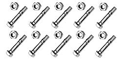 The ROP Shop (10) Shear PINS & Bolts for Craftsman 88289 Stens 780-043 Rotary 8627 Snowblower