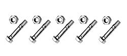 The ROP Shop (5) Shear PINS & Bolts for Craftsman 88289 Stens 780-043 Rotary 8627 Snowblowers