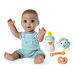 Luvabeau Interactive Talking Baby Doll with Expressions & Movement, Ages 4 & Up