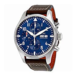 IWC Mens Pilot’s Chronograph Edition Le Petit Prince IW377714 Analog Automatic Brown Watch