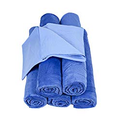 5 Pack – Neighbor’s Envy XL Microfiber Towels – Extra Large 24 x 60 inch Auto Detailing Towels – Professional Quality