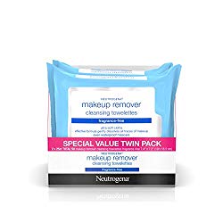 Neutrogena Cleansing Fragrance Free Makeup Remover Facial Wipes, 25 Count, 2 Packs