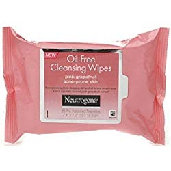 Neutrogena Oil-Free Cleansing Wipes Pink Grapefruit, 25 Count