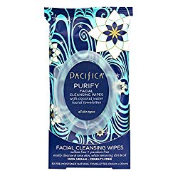 Pacifica Beauty Purify Coconut Water Cleansing Wipes, 30 count
