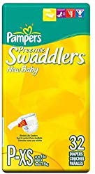 Pampers Swaddlers Diapers – Preemie – XS – 32 ct