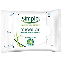 Simple Facial Wipes, Micellar, 25 ct (4-Pack)