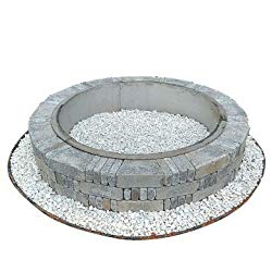 Fire Pit Ring Stainless Steel Liner With Top Rim