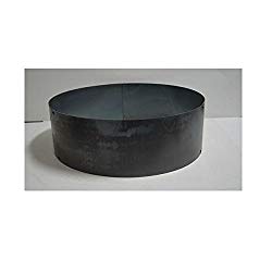 PD Metals Steel Campfire Fire Ring Solid Design – Unpainted – Medium 38 d x 12 h Plus Free eGuide