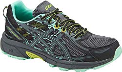 ASICS Gel-Venture 6 Women’s Running Shoe, Black/Carbon/Neon Lime, 9 W US