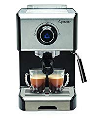Capresso 123.05 EC300 Cappuccino Espresso Machine 42 Stainless Steel/Black