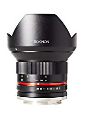 Rokinon 12mm F2.0 NCS CS Ultra Wide Angle Lens for Fuji X Mount Digital Cameras (Black) (RK12M-FX) – Fixed