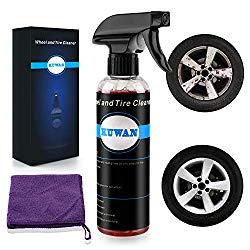 KUWAN Wheel and Tire Cleaner – Safe for All Wheels and Rims – Works on Alloy Chrome Aluminum Clear-Coated Painted Polished and Plasti-Dipped Rim – Wheel Cleaner